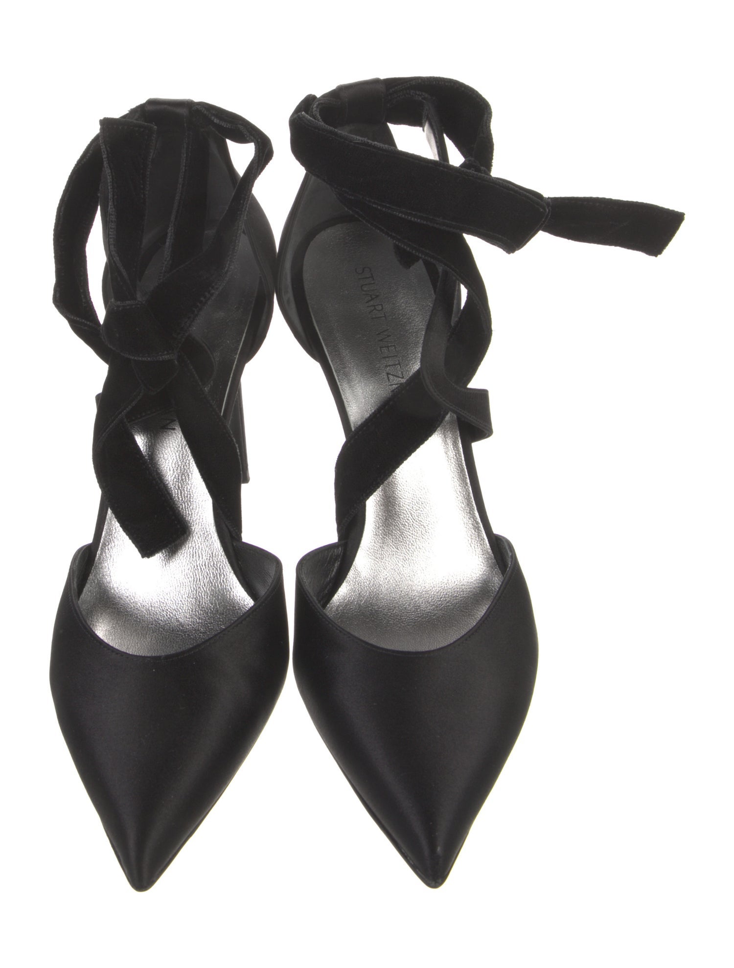 Stuart Weitzman Suede D'Orsay Pumps